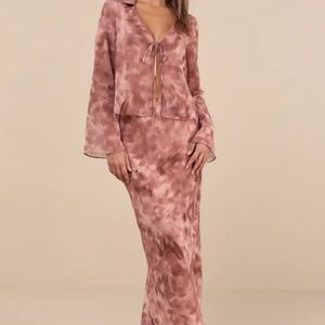 NWT skirt set with top